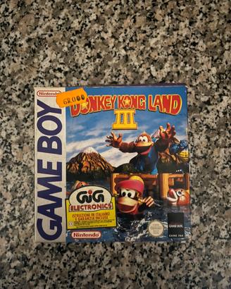 Gioco game boy donkey kong land 3