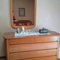 Camera matrimoniale completa in noce