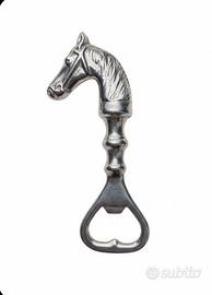 Apribottiglie Vintage Testa di Cavallo in Metallo