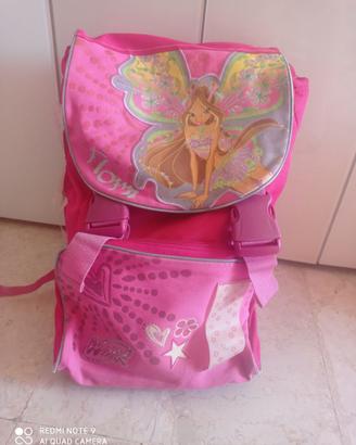 Zaino Estensibile Organizzato Winx Club Scuola 