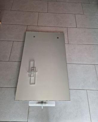 Specchio rettangolare con applique