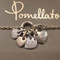 Pomellato collana oro e cuori diamanti