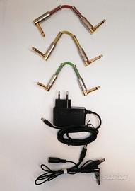 3 CAVI PER PEDALI SOUNDSATION Alimentatore - Pedal