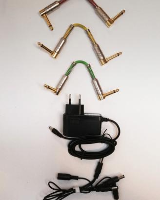 3 CAVI PER PEDALI SOUNDSATION Alimentatore - Pedal