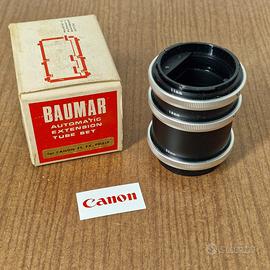 Set Tubi di Prolunga Baumar per Canon FD – Scopri
