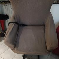 Poltrona motorizzata reclinabile alza persone con 