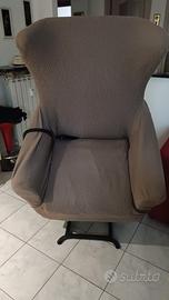 Poltrona motorizzata reclinabile alza persone con 