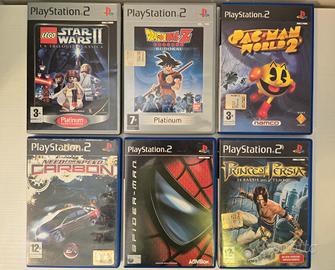💣🔥 LOTTO 6 GIOCHI PS2 ORIGINALI 🎮💥