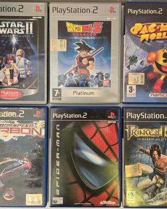 💣🔥 LOTTO 6 GIOCHI PS2 ORIGINALI 🎮💥