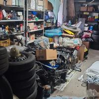 lotto ricambi d'epoca e nuovi, strumenti officina 