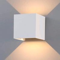 Applique esterno faretti doppia luce led 12 watt