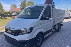 MAN TGE 35.180 GRU FASSI + CASSONE RIBALTABILE