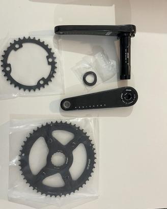 Guarnitura carbonio ZRACE 165mm 50T+34T DUB 29mm