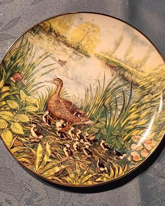 Piatto decorativo inglese collezione Waterfowl