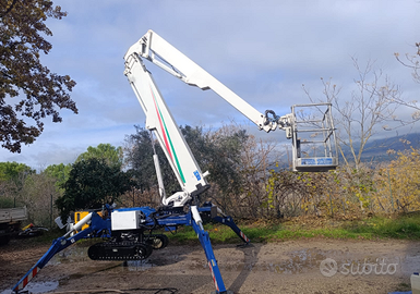 Piattaforma aerea cestello ragno