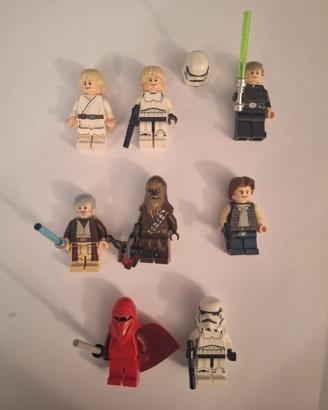 Lotto 8 Minifigures LEGO Star Wars  