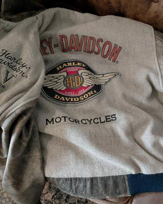 Bomber giacca 1340 v2 evolution harley pelle
