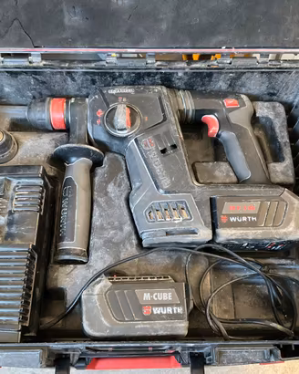 Wurth - set trapano, smerigliatrice e tassellatore