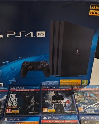 SONY PS4 PRO 1 TERA - 9 GIOCHI - JOYPAD ILLUMINATO