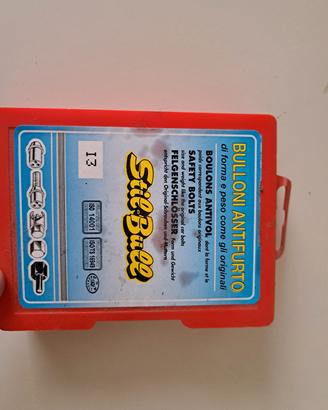 Bulloni Antifurto Farad Stil-Bull I3" M12x1,5. 