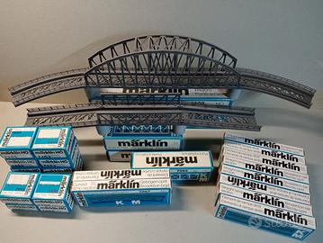 Marklin accessori ponte rampe pilastri 