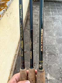 lotto canne spinning FW/belly boat