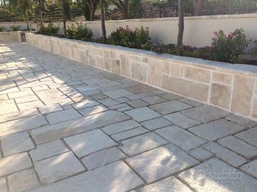 Pietra per pavimenti di recupero selezionate