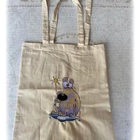 Borsa Shopper ricamata a macchina