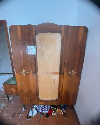 Armadio vintage anni 30 40 stile Art Decò