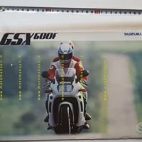 Suzuki GSX 600 F 1988 depliant italiano originale