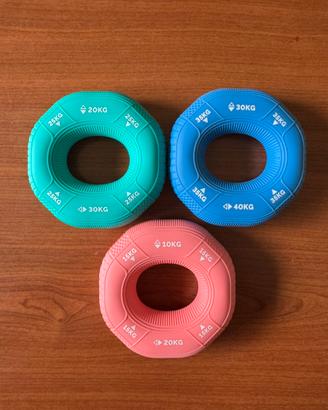 Grip ring set 3 anelli da 10 a 40 kg gripper