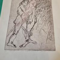 Litografia firmata 40x 25
