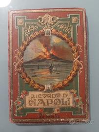 Libricino con vedute di Napoli vintage