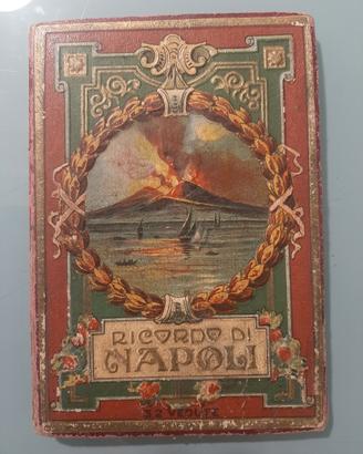 Libricino con vedute di Napoli vintage