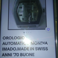 Orologio imado automatic 1970