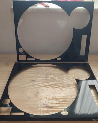 Zomo faceplate Technics 1200 1210 Black