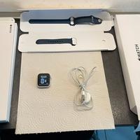 Apple Watch SE Silver Aluminum Case Abyss Blue