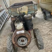 Lombardini motozappa con carrello