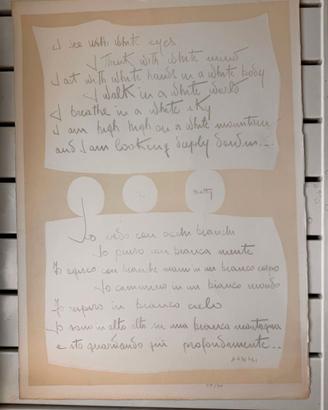 Savelli - Litografia, Manifesto poetico