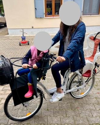 Family bike cargo per gemelli o figli piccoli