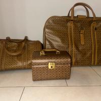 Set valigie vintage coordinato 3 pezzi anni 80/90