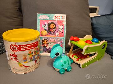 Lotto giocattoli bambino bambina gabby costruzioni