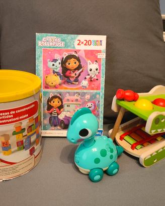 Lotto giocattoli bambino bambina gabby costruzioni