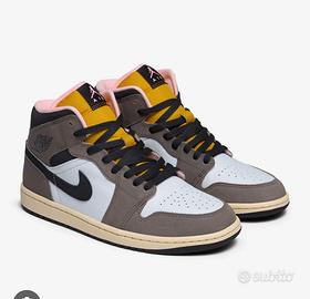 Air jordan 1 mid se cave stone