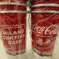 Bicchieri Coca-Cola Olimpiadi 2026 Milano Cortina