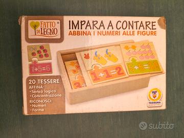 Impara a contare gioco 