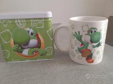 salvadanaio+tazza super mario 