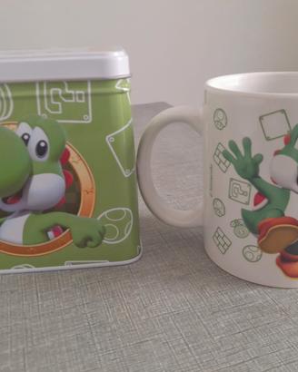 salvadanaio+tazza super mario 