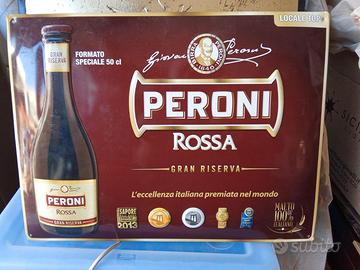 pannello pubblicitario lamiera Birra Peroni