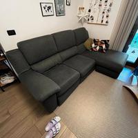 Divano 4 posti poltrone sofà sfoderabile